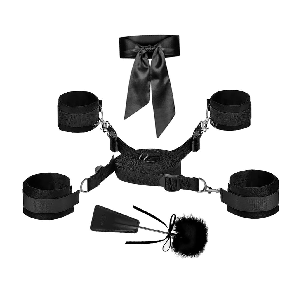 Bondage Sex Toys-Bed Sex Straps Set