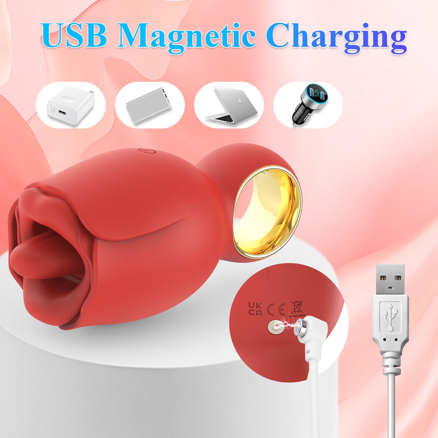 360° Rotated Licking Vibrator Tongue