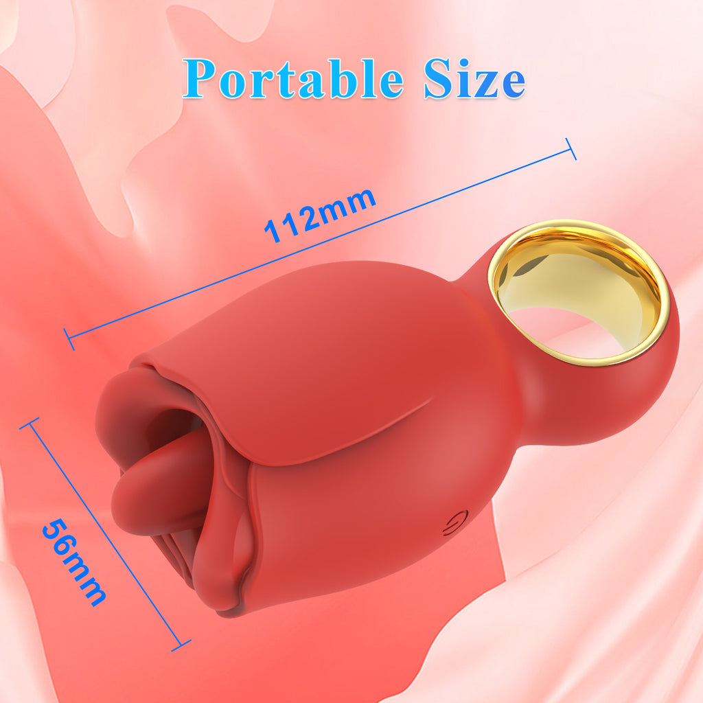 360° Rotated Licking Vibrator Tongue