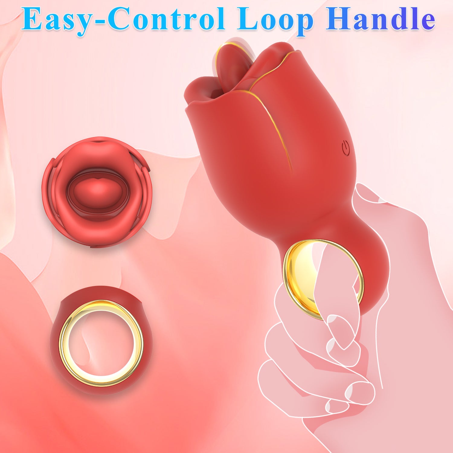 360° Rotated Licking Vibrator Tongue