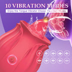Tongue Rose Toy Clitoral Vibrator