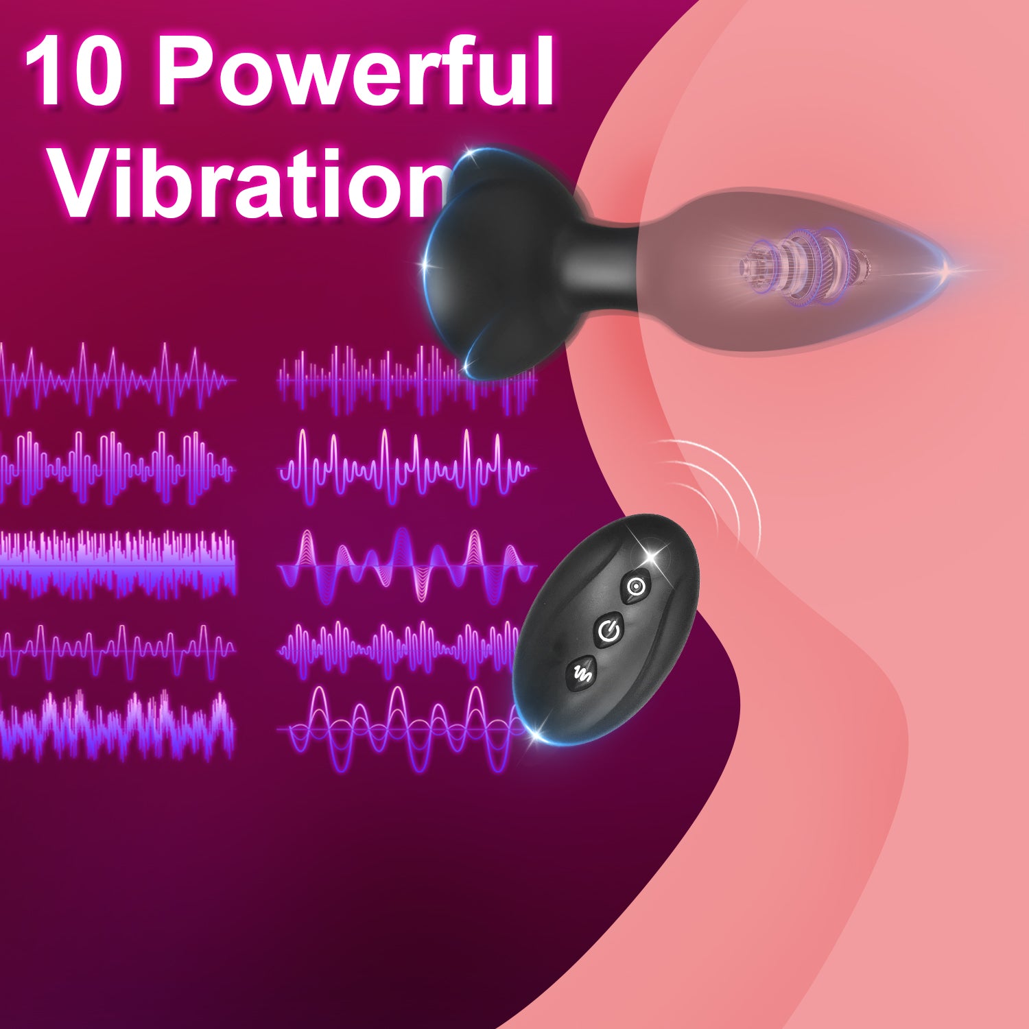 Remote Control Vibrating Anal Plug