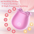 Rose Sex Toy for Women-Rose Sucking Vibrator