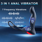 Thrusting Prostate Massager Anal Plug Male Vibrato