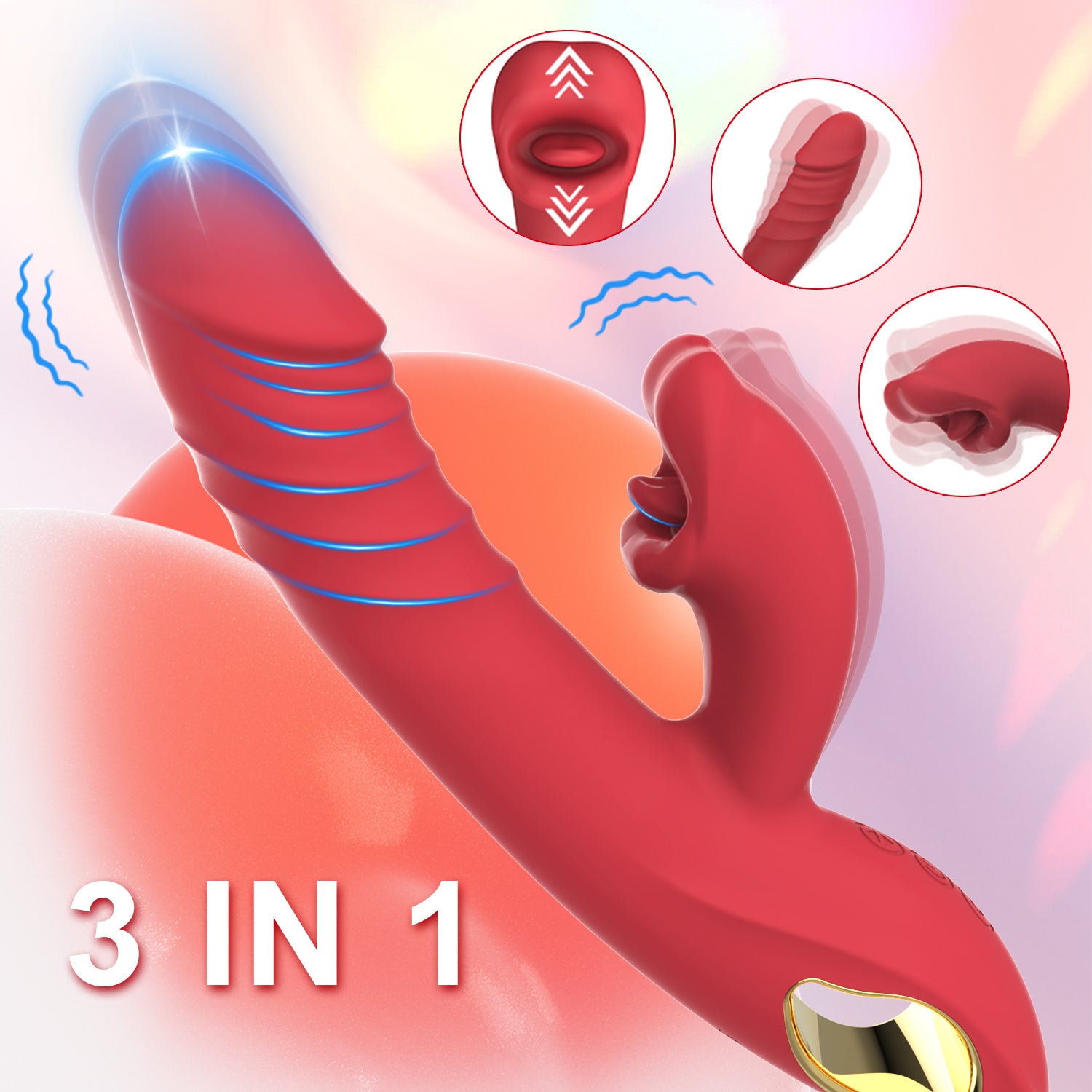 Lickgasm Deep Kiss Licking Vibrator