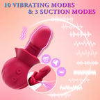 Buckling and Sucking Vibration Rod Sex Toys
