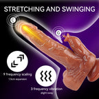 Thrusting Dildo Vibrator-Realistic Tongue