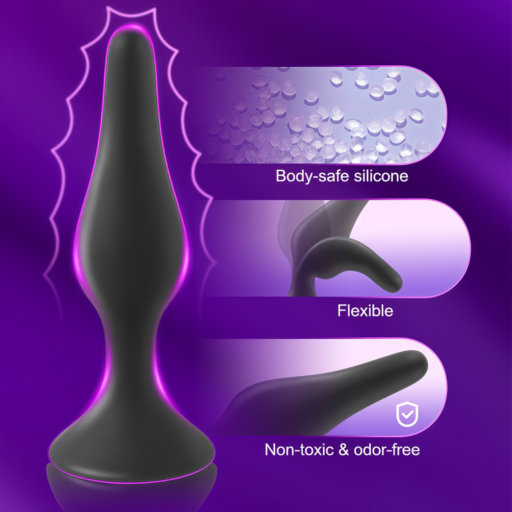 Set of 4 Silicone Trainer Butt Plug