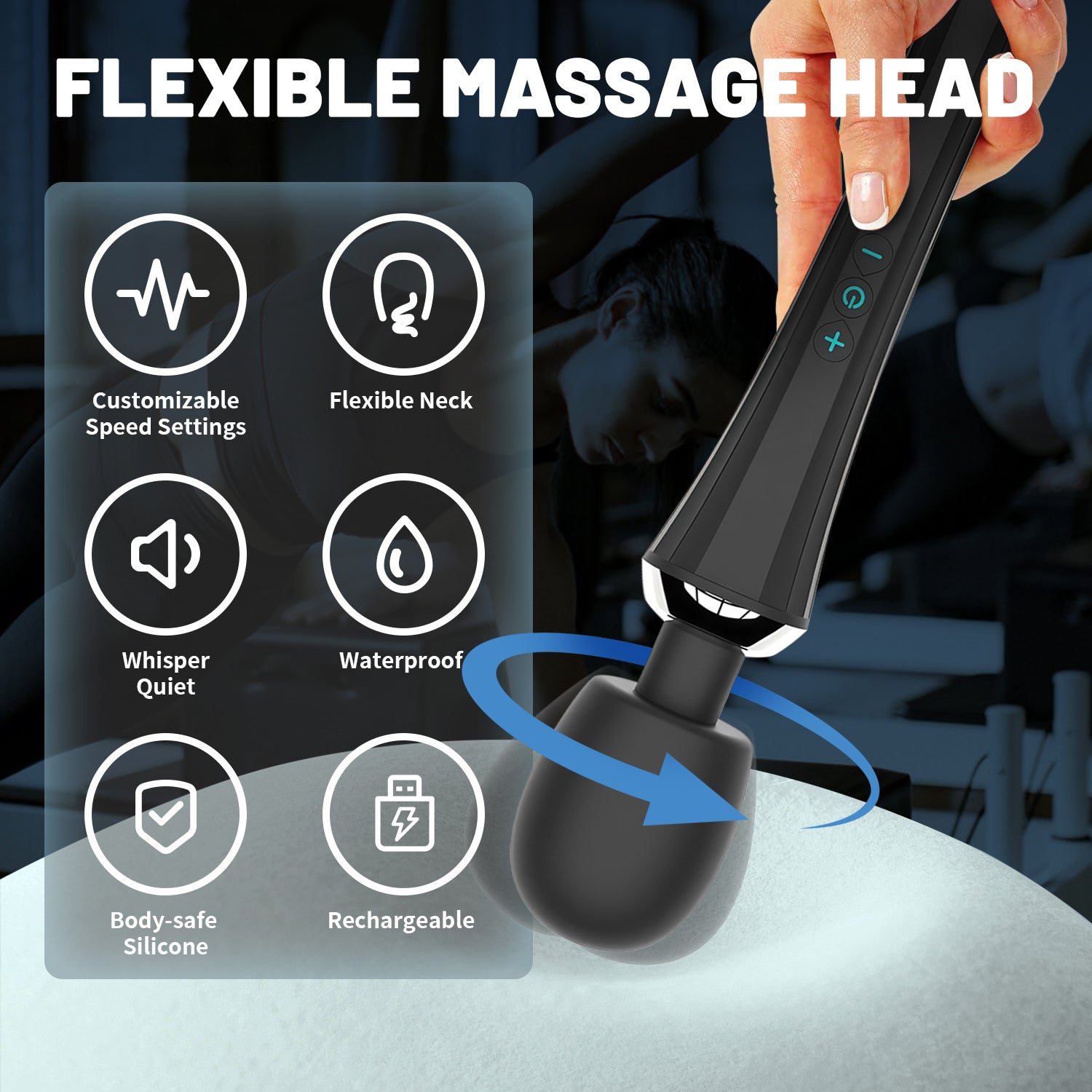 Silicone Massager - Couples Use & Women's Wellness