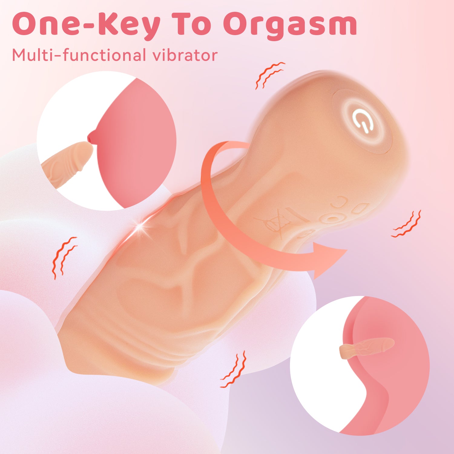 Mini G Spot Realistic Dildo Vibrator