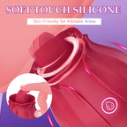 Tongue Rose Toy Clitoral Vibrator