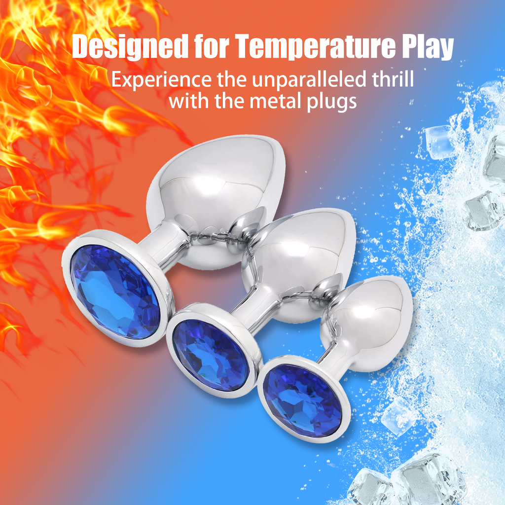 3-Piece Luxury Anal Plug Set