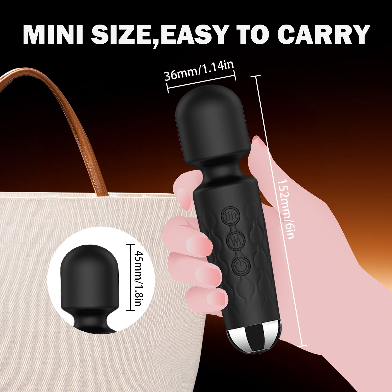 Small Rechargeable Body Massager