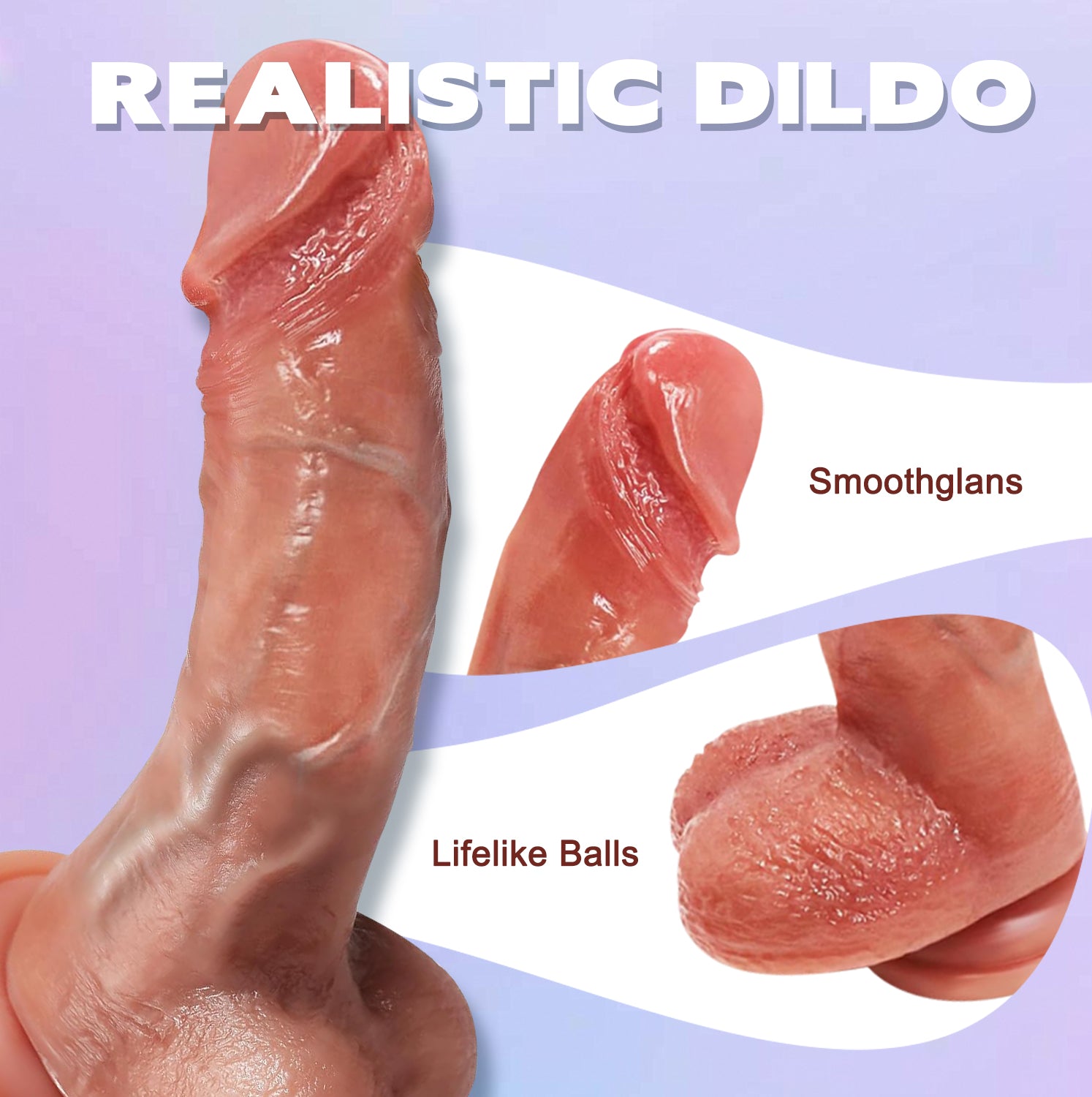 Thrusting Dildo Vibrator Sex Toys