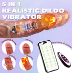 Thrusting Dildo Vibrator Sex Toys