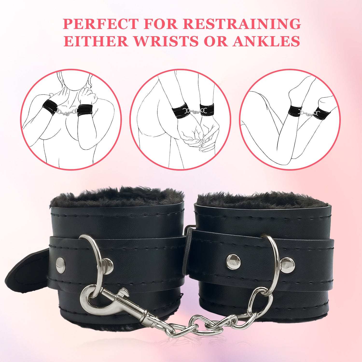 Adult Sex Wrist Handcuffs
