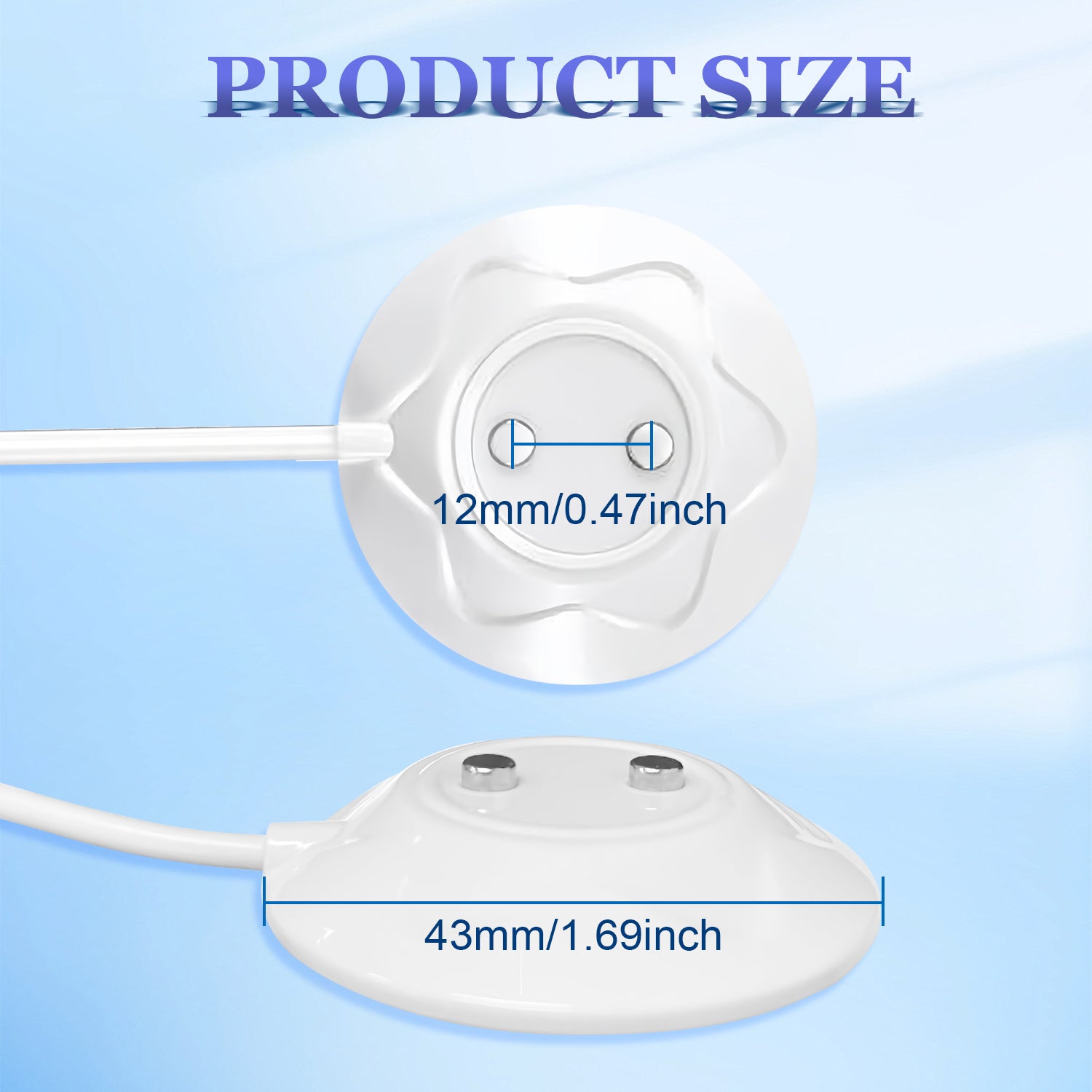 Magnetic USB Charger Cable-12MM Rose Charger Replacement