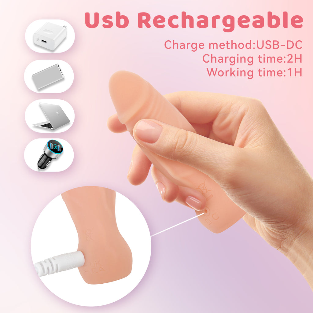 Mini G Spot Realistic Dildo Vibrator