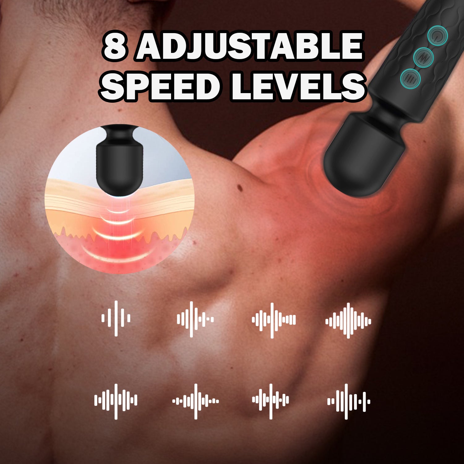 Small Rechargeable Body Massager