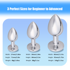 3-Piece Luxury Anal Plug Set