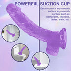 Dildo toy for women size from15cm/5.90in to 28cm/11in—Purple