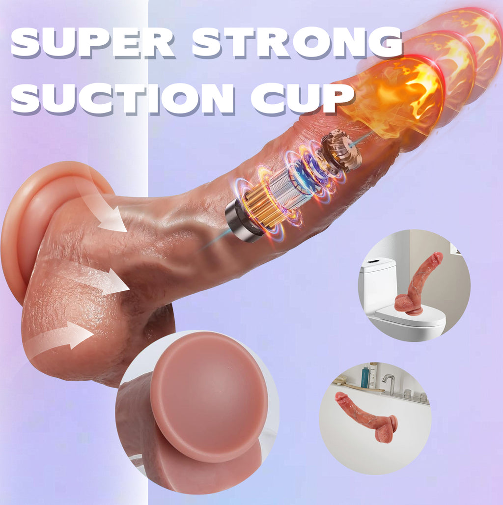 Thrusting Dildo Vibrator Sex Toys
