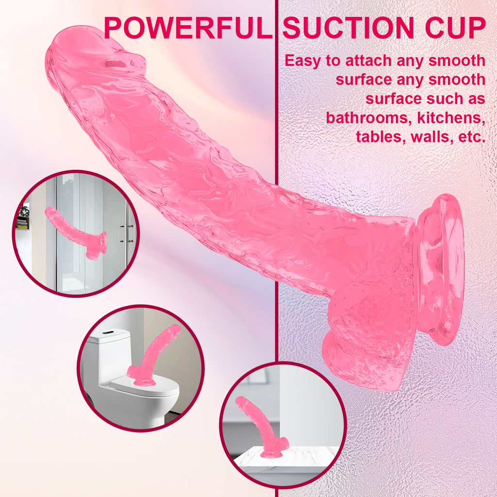 Dildo toy for women size from15cm/5.90in to 28cm/11in—Pink