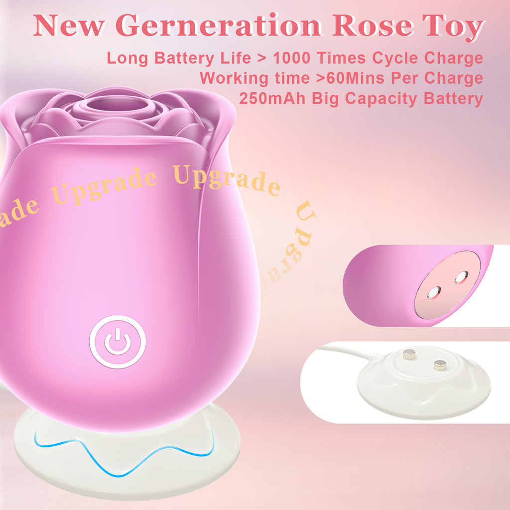 Rose Sex Toy for Women-Rose Sucking Vibrator