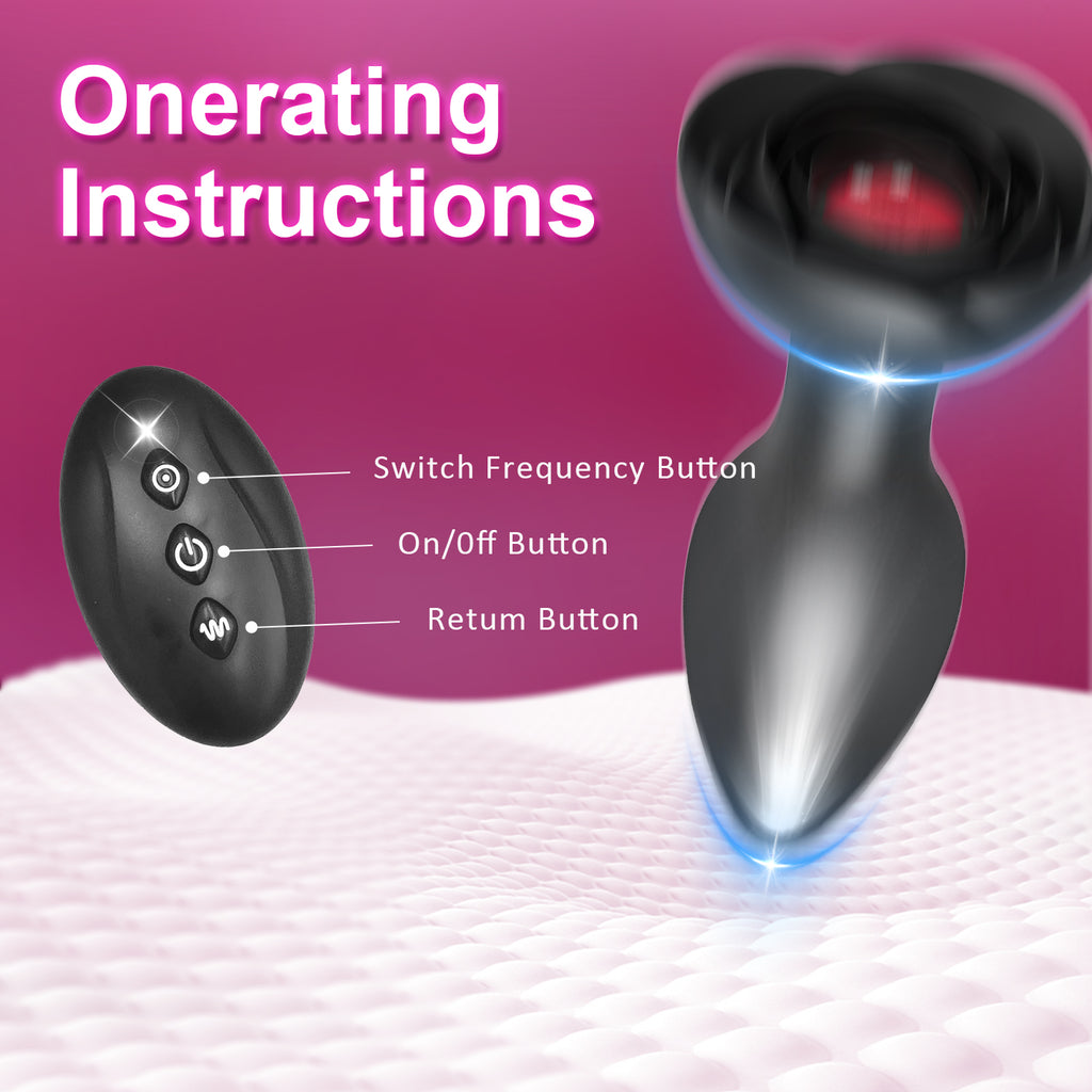 Remote Control Vibrating Anal Plug