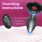 Remote Control Vibrating Anal Plug