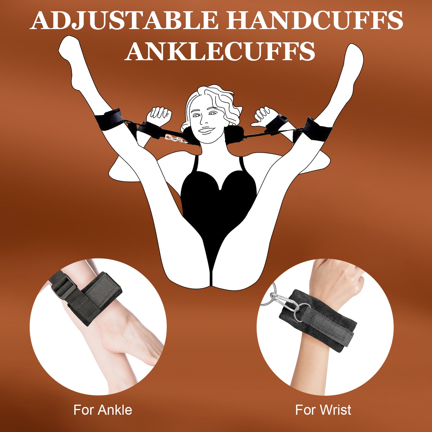 Sex Bondage Kit+/Spanking Paddle/Blindfold Eye Mask