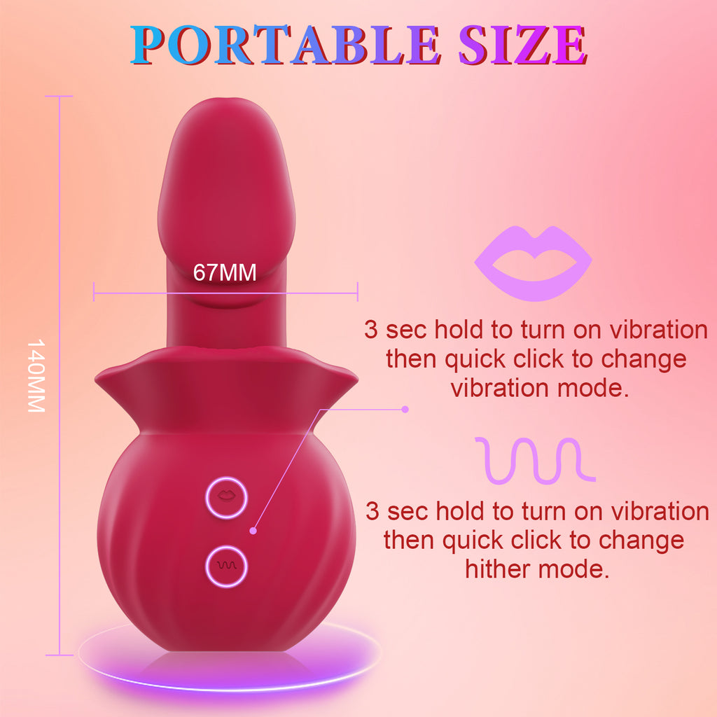 Buckling and Sucking Vibration Rod Sex Toys