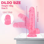Dildo toy for women size from15cm/5.90in to 28cm/11in—Pink