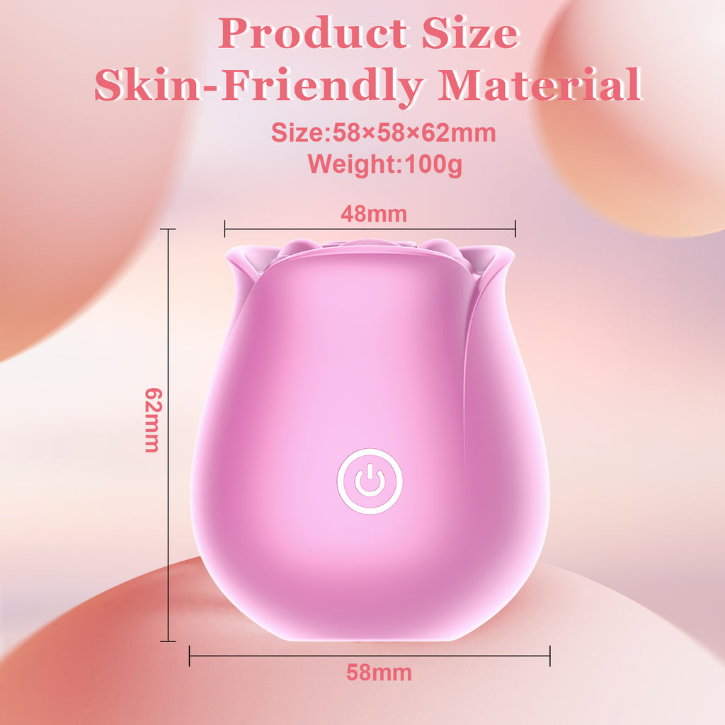 Rose Sex Toy for Women-Rose Sucking Vibrator