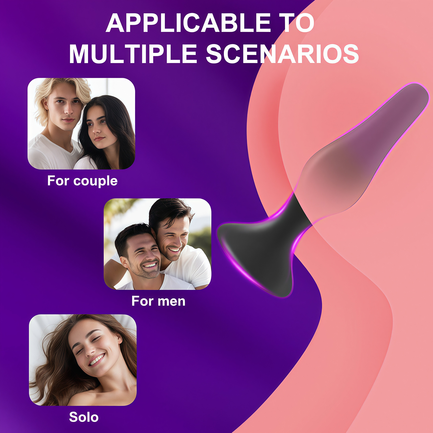 Set of 4 Silicone Trainer Butt Plug
