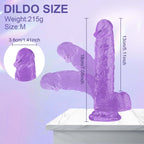 Dildo toy for women size from15cm/5.90in to 28cm/11in—Purple
