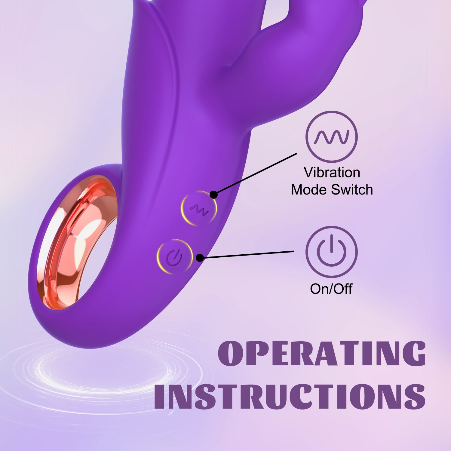 Thrusting Rabbit Vibrator  for Women