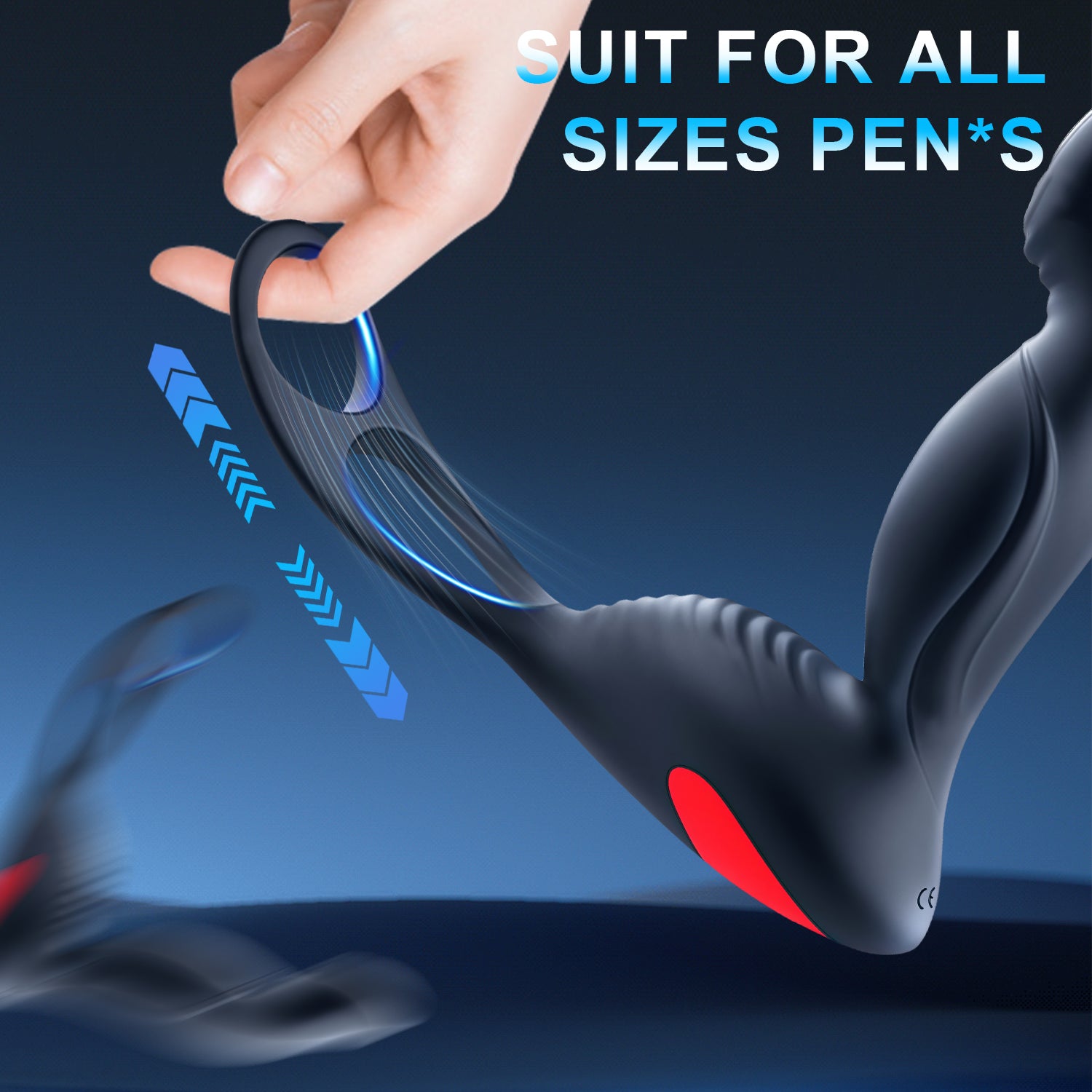 Thrusting Prostate Massager Anal Plug Male Vibrato