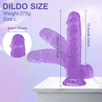 Dildo toy for women size from15cm/5.90in to 28cm/11in—Purple