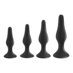 Set of 4 Silicone Trainer Butt Plug